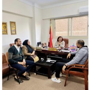 اجتماع لمتابعة أعمال وحدة ضمان الجودة بمعهد الإسكندرية العالي للإعلام AMI