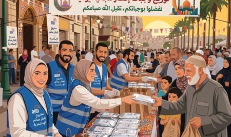 تعلن وكالة خدمة المجتمع وتنمية البيئة عن إطلاق مبادرتها السنوية لتوزيع وجبات الإفطار طوال أيام شهر رمضان المبارك.