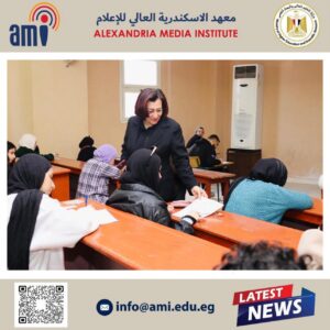 عميدة المعهد تتفقد سير امتحانات منتصف الفصل الدراسي الثاني