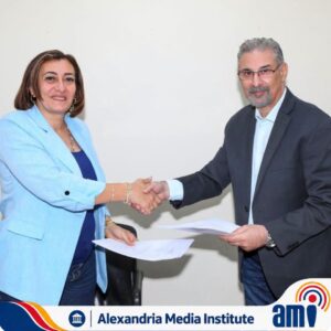 توقيع بروتوكول تعاون بين معهد الإسكندرية العالي للإعلام ومجلة الشباب بمؤسسة الأهرام